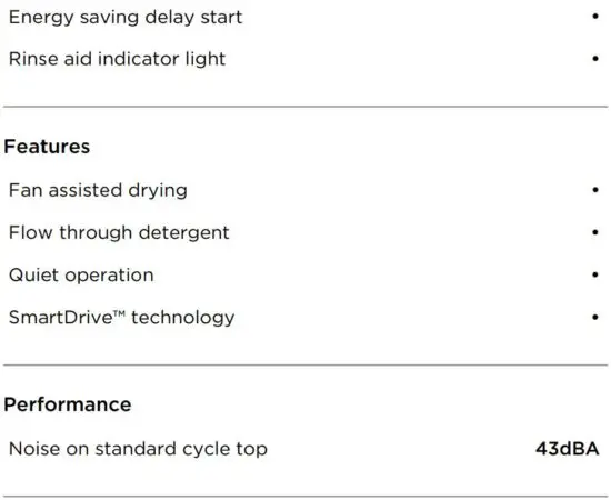 FIG 4 SPECIFICATIONS
