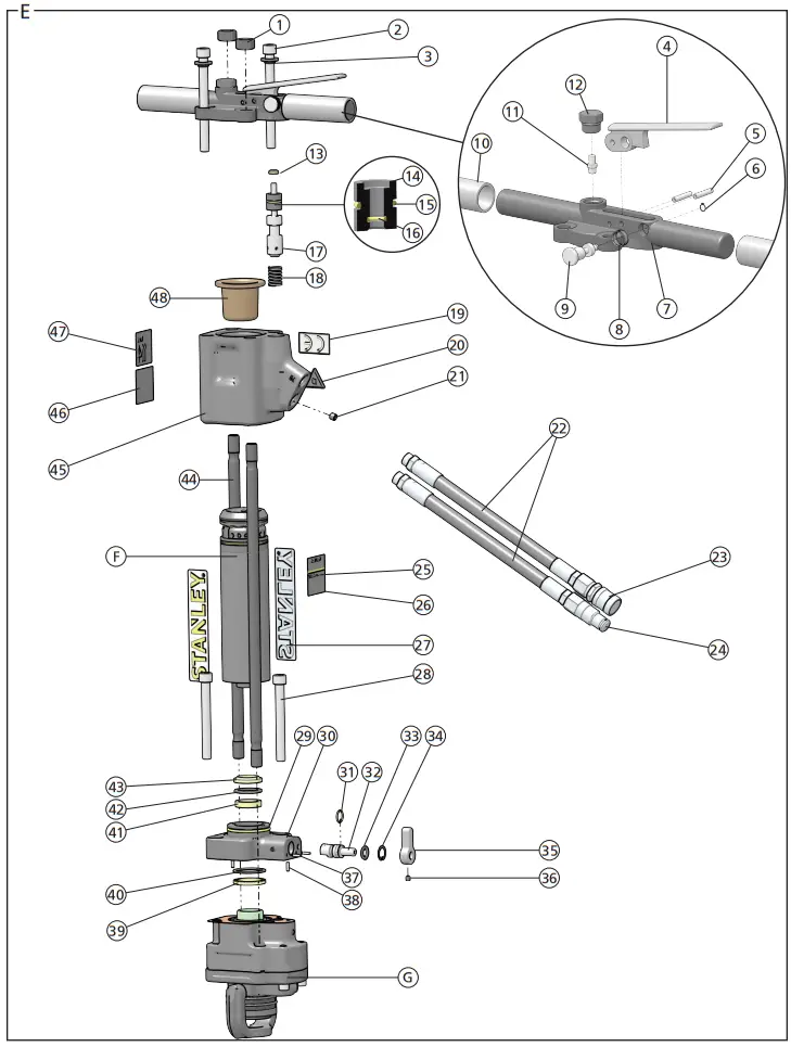 STANLEY HD45 Hammer Drill - fig 1