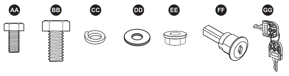 KOBALT 19158 36 Inch W x 37.8-in H 5-Drawer Steel Rolling Tool Cabinet - 13