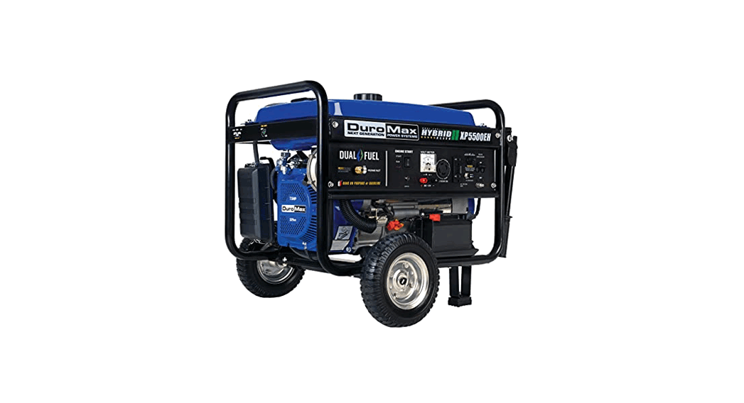 Duromax Xp5500hx Portable Dual Fuel Gas Propane Co Alert Generator User Guide