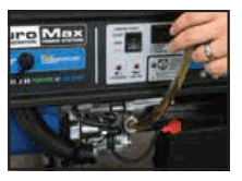 DuroMax XP5500HX Portable Dual Fuel Gas Propane CO Alert Generator - Fig24