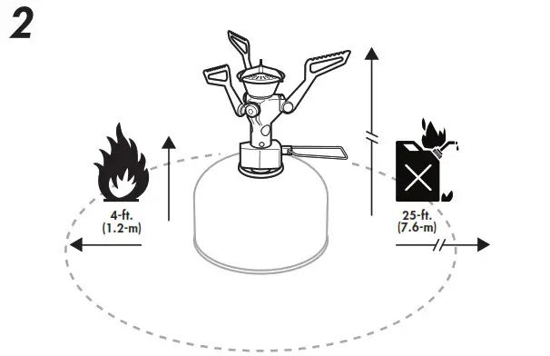 MSR Pocketrocket 2 Stove Ultralight Camping and Backpacking Mini Stove Kit - Product Overview 2