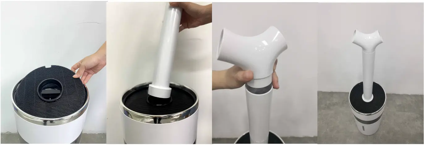 Lacidoll LCDJSQ 2103 Wide Spray Mist Ultrasonic Humidifier - Model 2