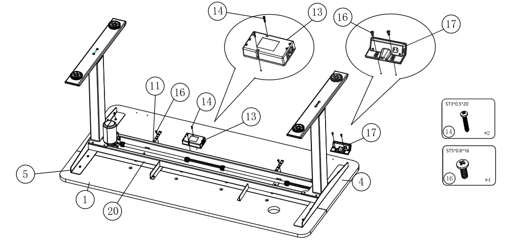 Desks 3187626 Electric Height Adjustable Desk - fig 10