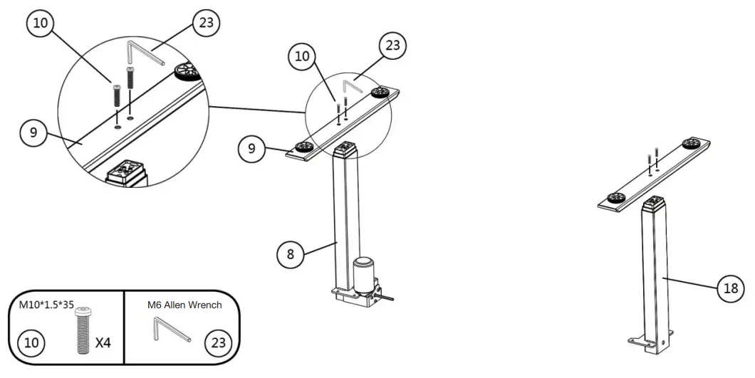 Desks 3187626 Electric Height Adjustable Desk - fig 4