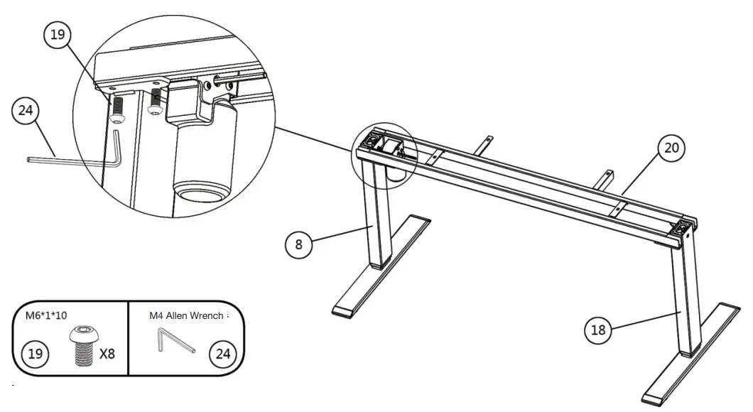 Desks 3187626 Electric Height Adjustable Desk - fig 5