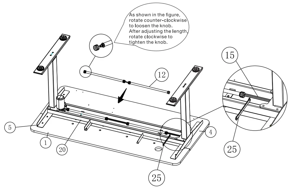 Desks 3187626 Electric Height Adjustable Desk - fig 9