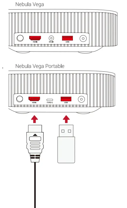 ANKER NEBULA Vega Projectorbottam vega