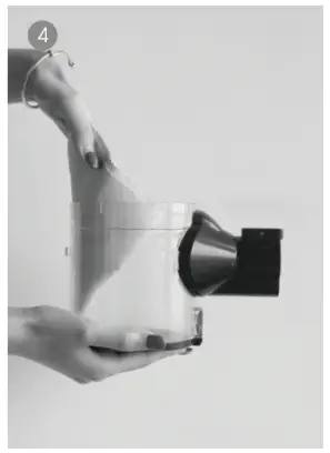 FABER FVC X CYCLONE 151 Cordless Vacuum Cleaner - CUP CLEANING 3