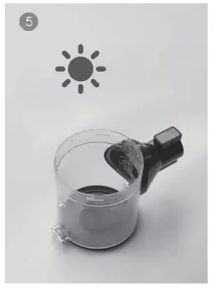 FABER FVC X CYCLONE 151 Cordless Vacuum Cleaner - CUP CLEANING 4