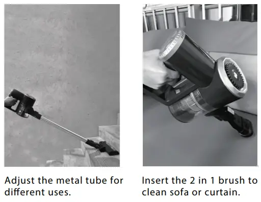 FABER FVC X CYCLONE 151 Cordless Vacuum Cleaner - GUIDELINES