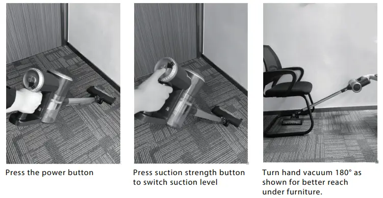 FABER FVC X CYCLONE 151 Cordless Vacuum Cleaner - make sure