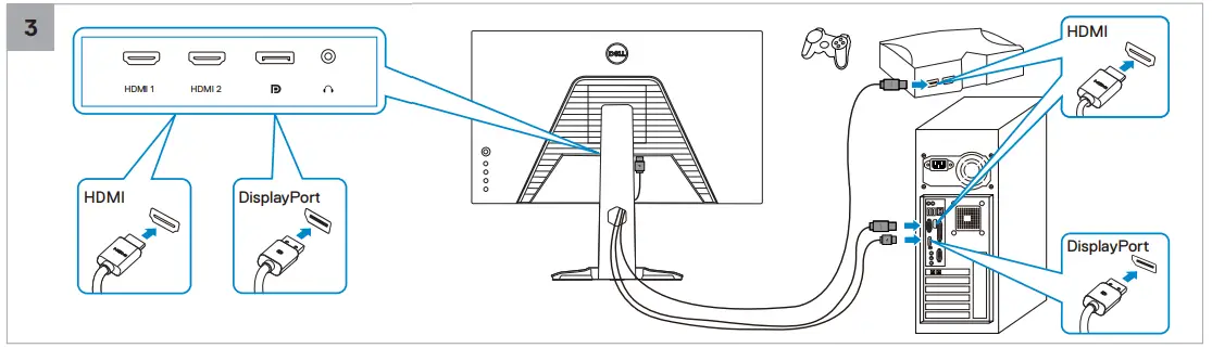 Dell 27 Curved Gaming Monitor-S2721HGF - 1
