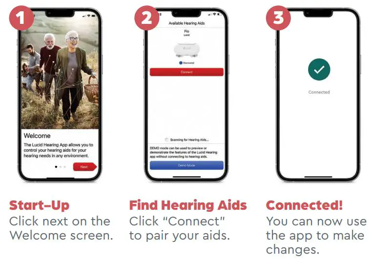 Lucid FIO Premium Rechargeable Otc Hearing Aids Instruction Manual - Pairing fio™