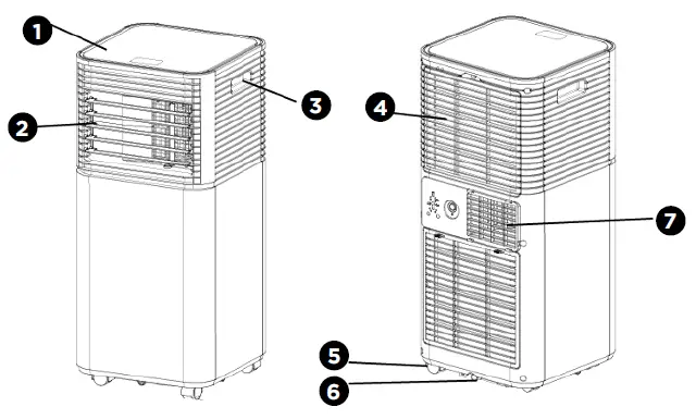 Dimplex-DPRC26ECO-A-Portable-Air-Conditioner-FIG-1