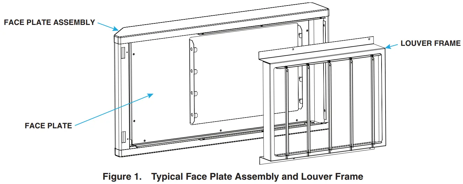 REZNOR UBX UBZ UDX UDZ UEZ CD1 Vertical Louver Kit