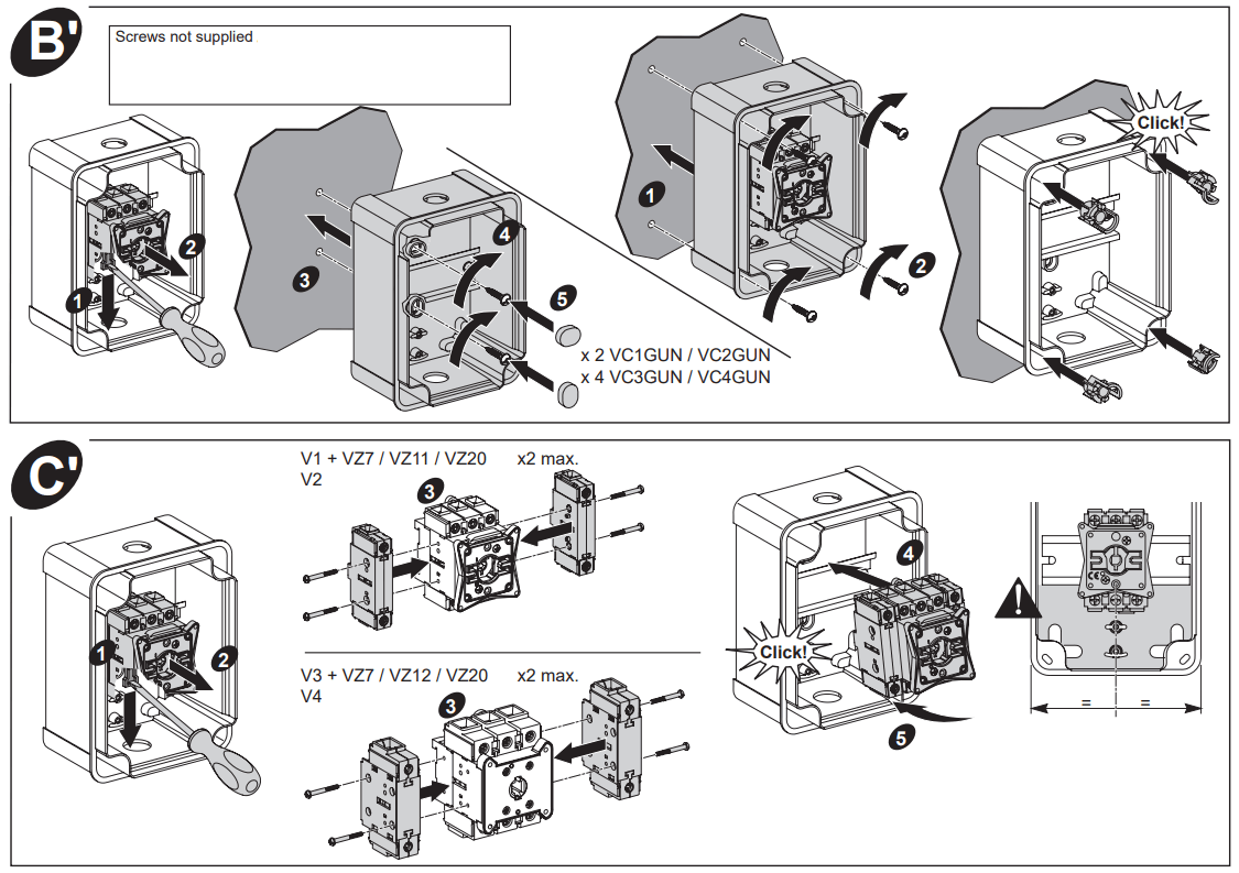 Schneider Electric VC1GUN TeSys Vario Enclosed Emergency Switch Disconnector - fig 10