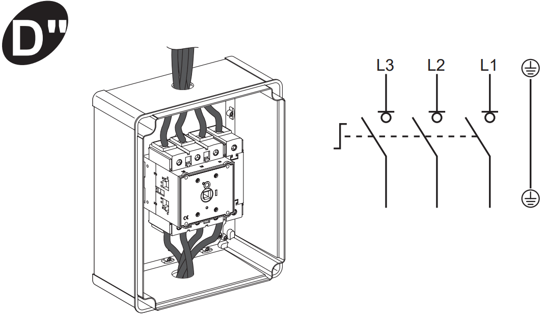 Schneider Electric VC1GUN TeSys Vario Enclosed Emergency Switch Disconnector - fig 13