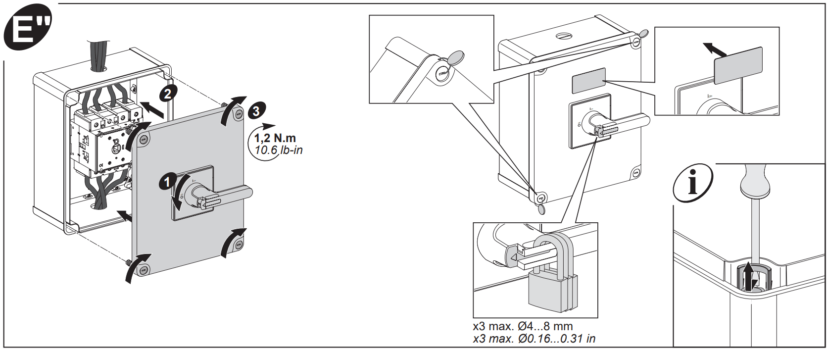 Schneider Electric VC1GUN TeSys Vario Enclosed Emergency Switch Disconnector - fig 14