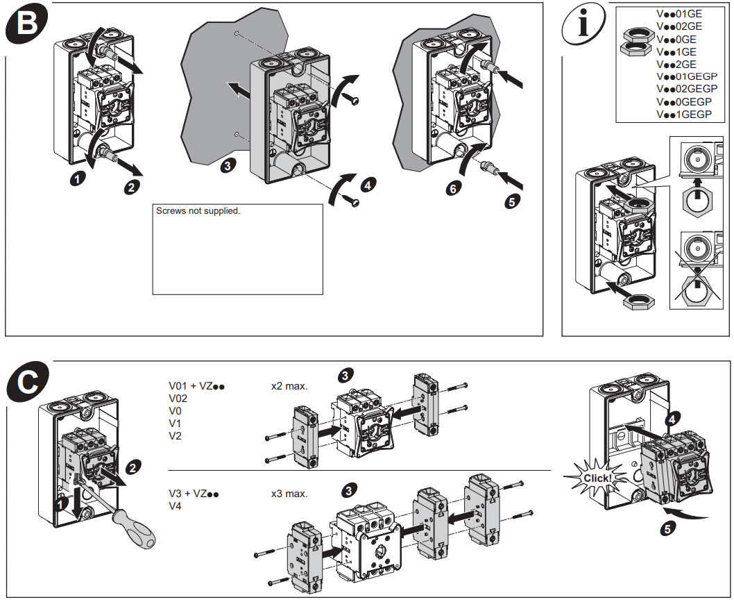 Schneider Electric VC1GUN TeSys Vario Enclosed Emergency Switch Disconnector - fig 2