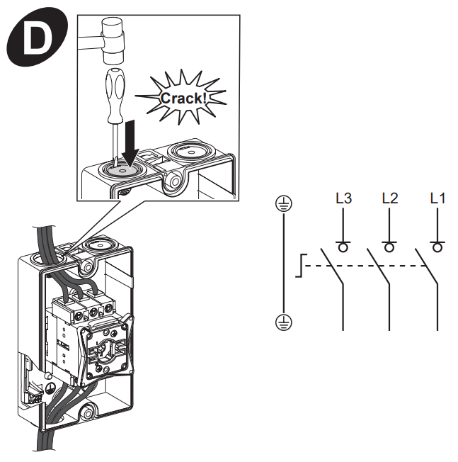 Schneider Electric VC1GUN TeSys Vario Enclosed Emergency Switch Disconnector - fig 3