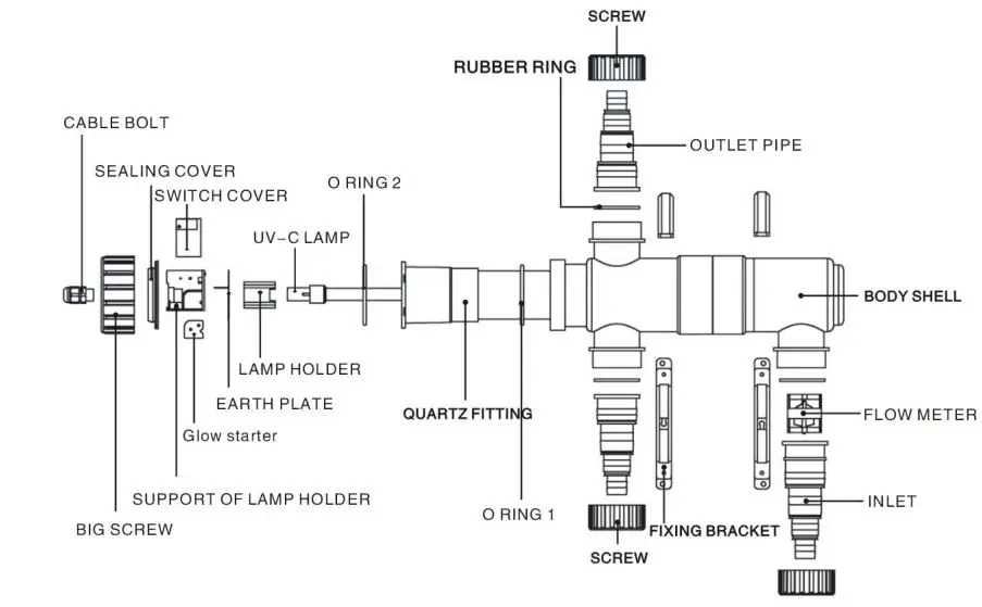 Aqua One CUV-107 Terminator Compact Aquarium Instruction Manual - CUV-111