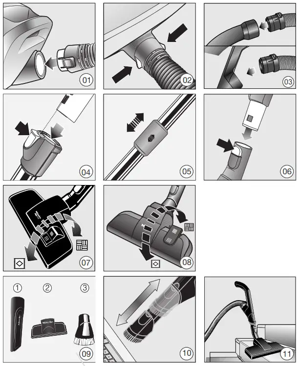 Miele Canister Vacuum Cleaner HS16 -- pic1