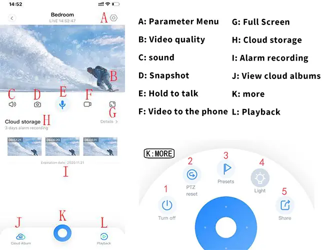 Real-time preview interface