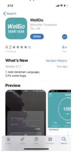 WellGo App Interface