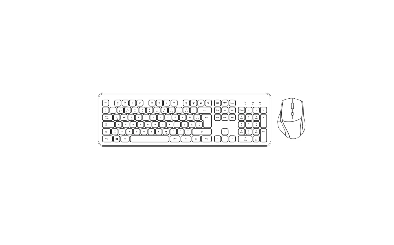 Hama Kmw-700 Keyboard & Mouse Set Instructions