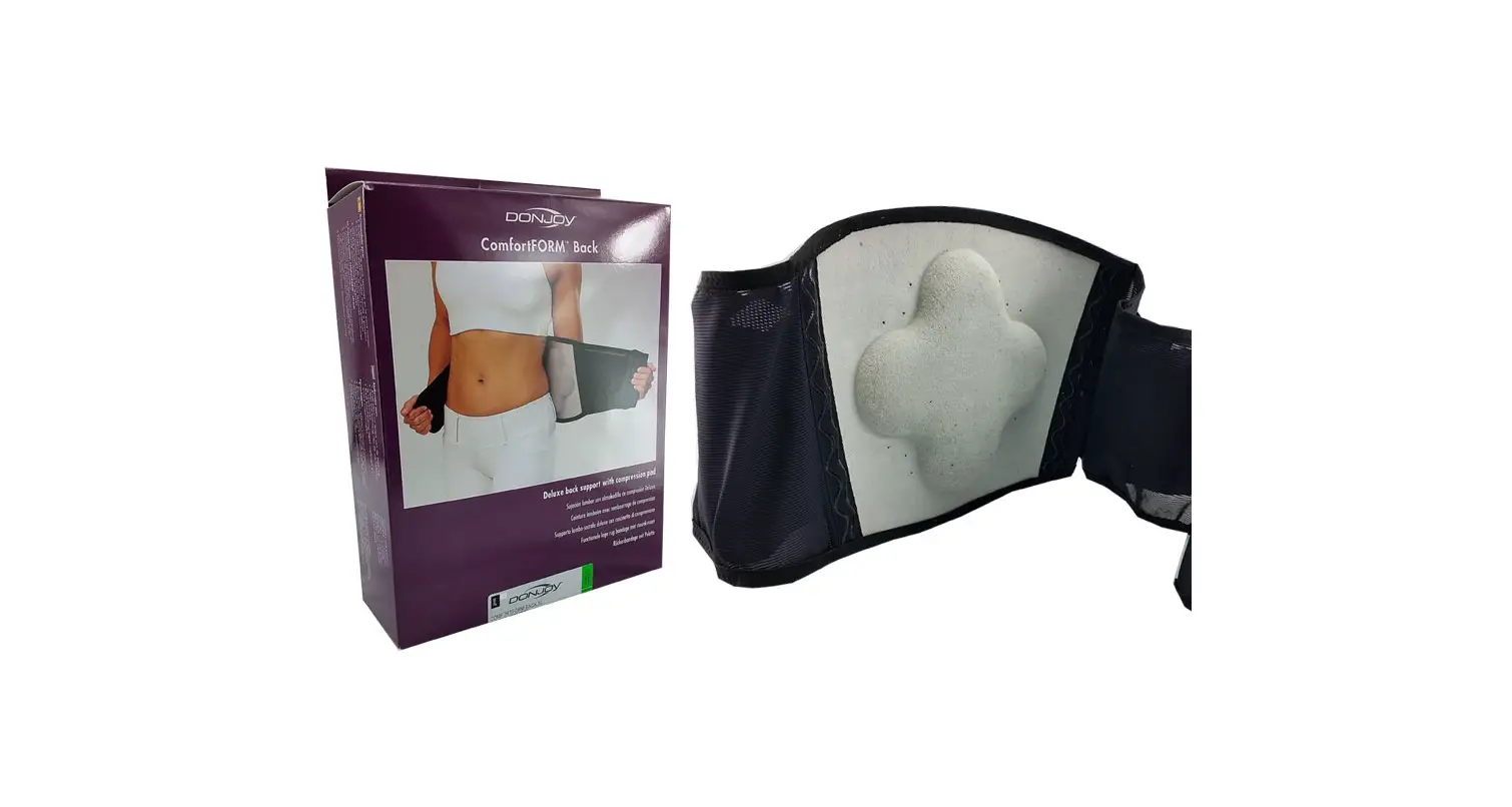 Donjoy Comfortform Back Support Belt - Back Brace Instructions