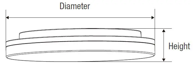 Diameter Height