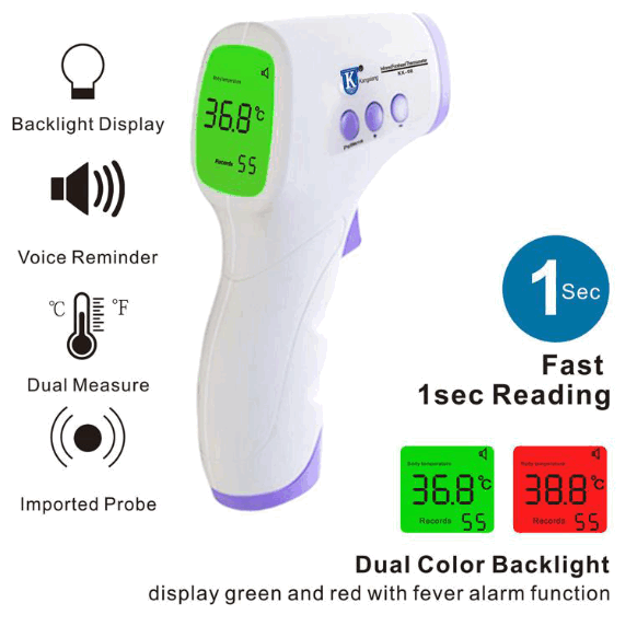 kangxiang KX-08 Non Contact Infrared Forehead Thermometer - cover
