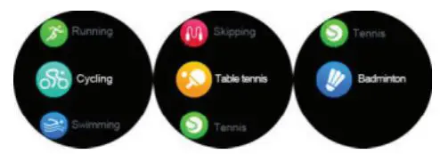 DAS-4 SG40 Smartwatch Chronograph Black Silicone Strap - Sports Mode