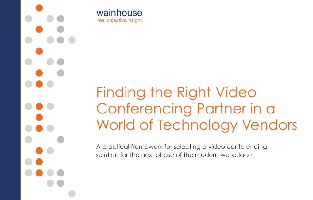 Logitech Wainhouse Research Video Conferencing Proves Specifications