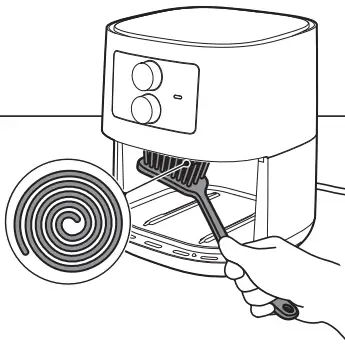 PHILIPS HD920X 4.1 Litre Air Fryer - heating