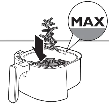 PHILIPS HD920X 4.1 Litre Air Fryer - ingredients