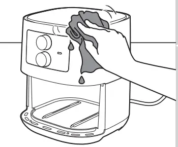 PHILIPS HD920X 4.1 Litre Air Fryer - outside