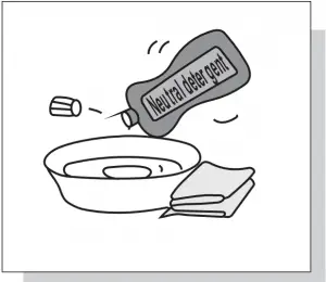 Please use neutral detergent