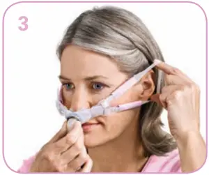 RESMED Swift FX Bella Nasal Pillows System - strap