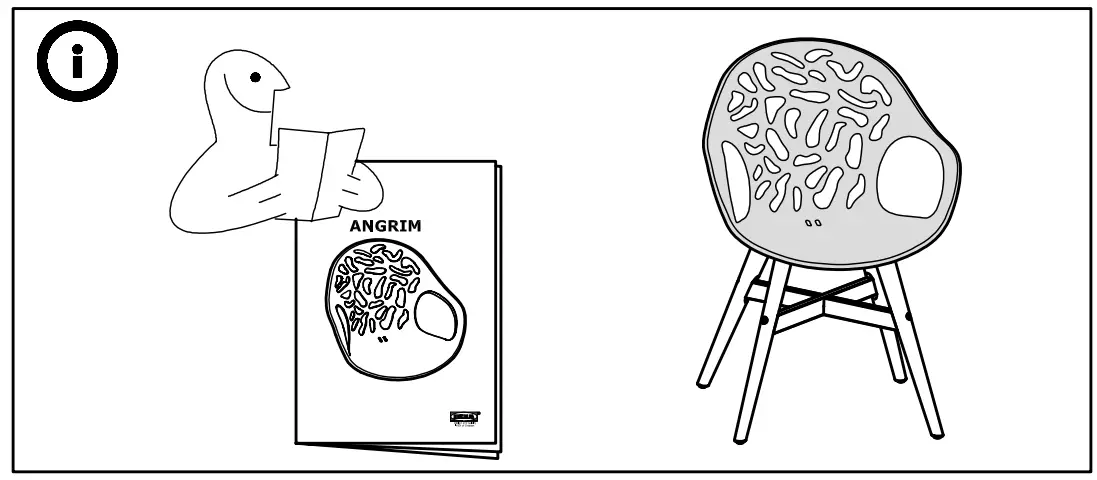 IKEA 892 210 17 ANGRIM Chair Frame - Fig 10