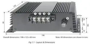 samlex SDC 15 DC DC Step Down Converter