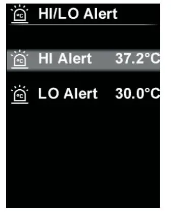 UNI-T UTi85H+ Professional Thermal Imager - Alarm Temperatures