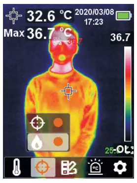 UNI-T UTi85H+ Professional Thermal Imager - Center Point and High Temperature Tracking