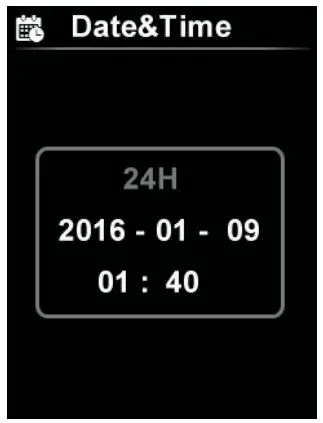 UNI-T UTi85H+ Professional Thermal Imager - Date & Time