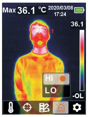 UNI-T UTi85H+ Professional Thermal Imager - High Low Temperature Alarm