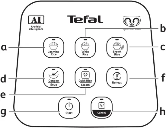 Tefal RK7301 - Product Diagram 2