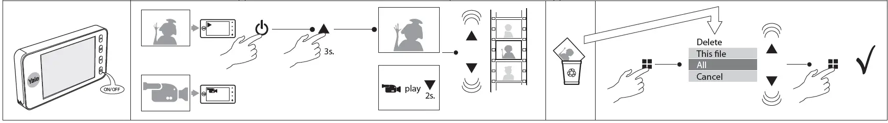 Yale DDV5800 Electronic Door Viewer fig 3