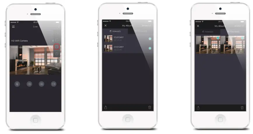 smanos P70 HD WiFi Camera- Snapshot