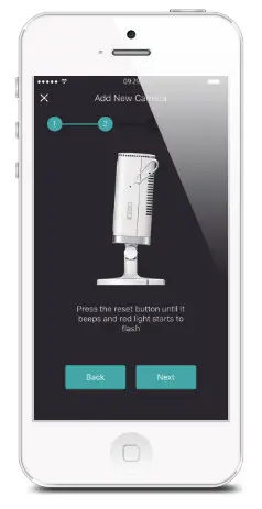 smanos P70 HD WiFi Camera- indicator starts